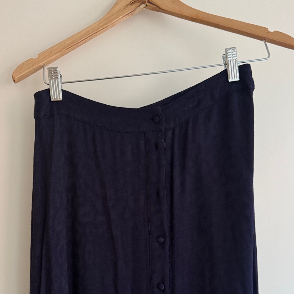 Chic Navy A-Line Skirt